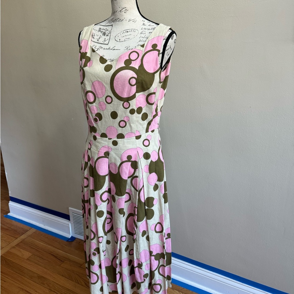 Lapis Pleated Dress